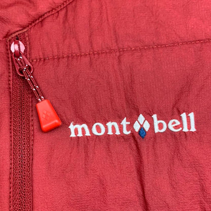 Montbell red maroon utilised windbreaker coat